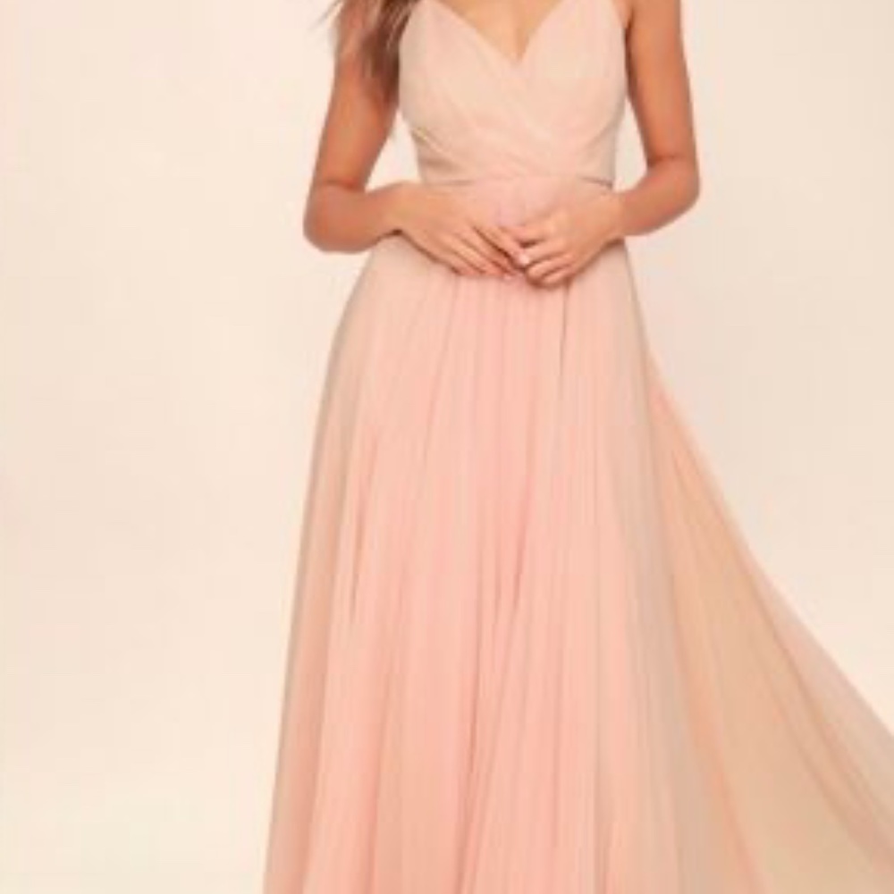 Lulu's Spaghetti Strap Maxi Dress Size XS